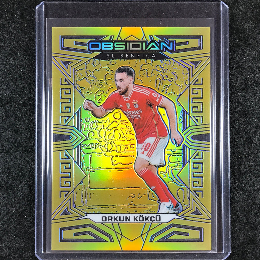 2023-24 Obsidian Soccer ORKUN KOKCU Base Gold Flood 10/10