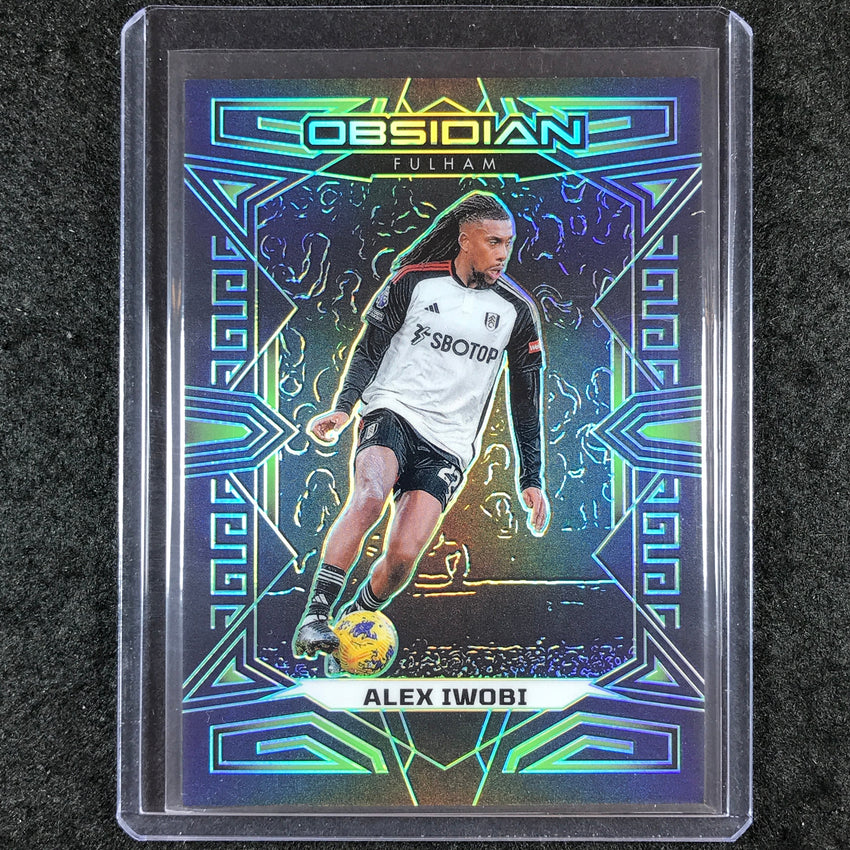 2023-24 Obsidian Soccer ALEX IWOBI Base Green Electric Etch 3/5