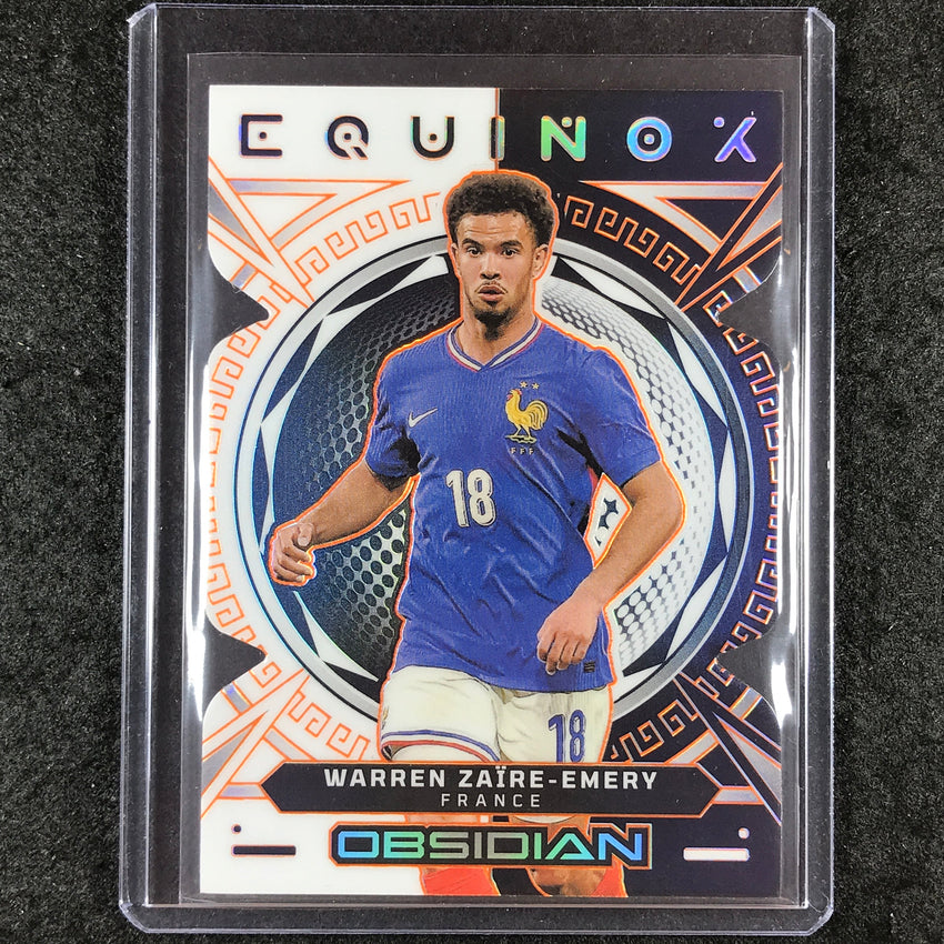 2023-24 Obsidian Soccer WARREN ZAIRE-EMERY Equinox Die-Cut Orange Electric 98/99
