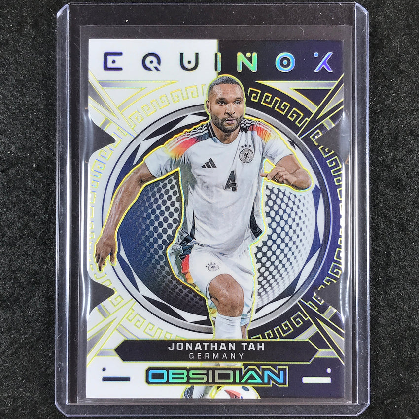 2023-24 Obsidian Soccer JONATHAN TAH Equinox Die-Cut Yellow Electric 3/10