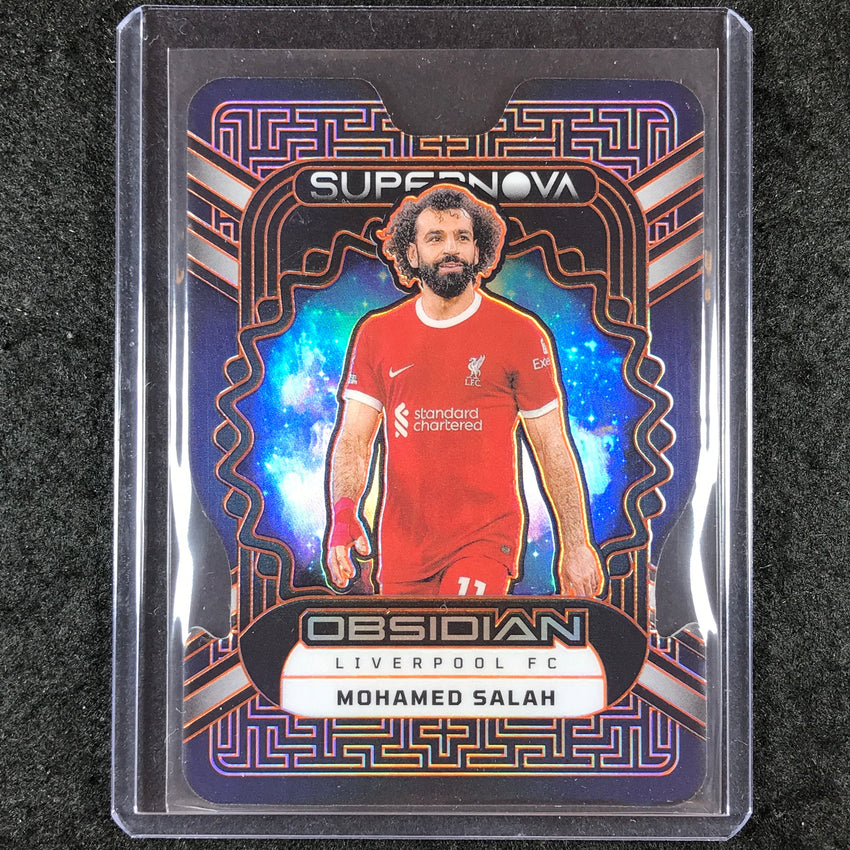 2023-24 Obsidian Soccer MOHAMED SALAH Supernova Die-Cut Orange Electric 27/99