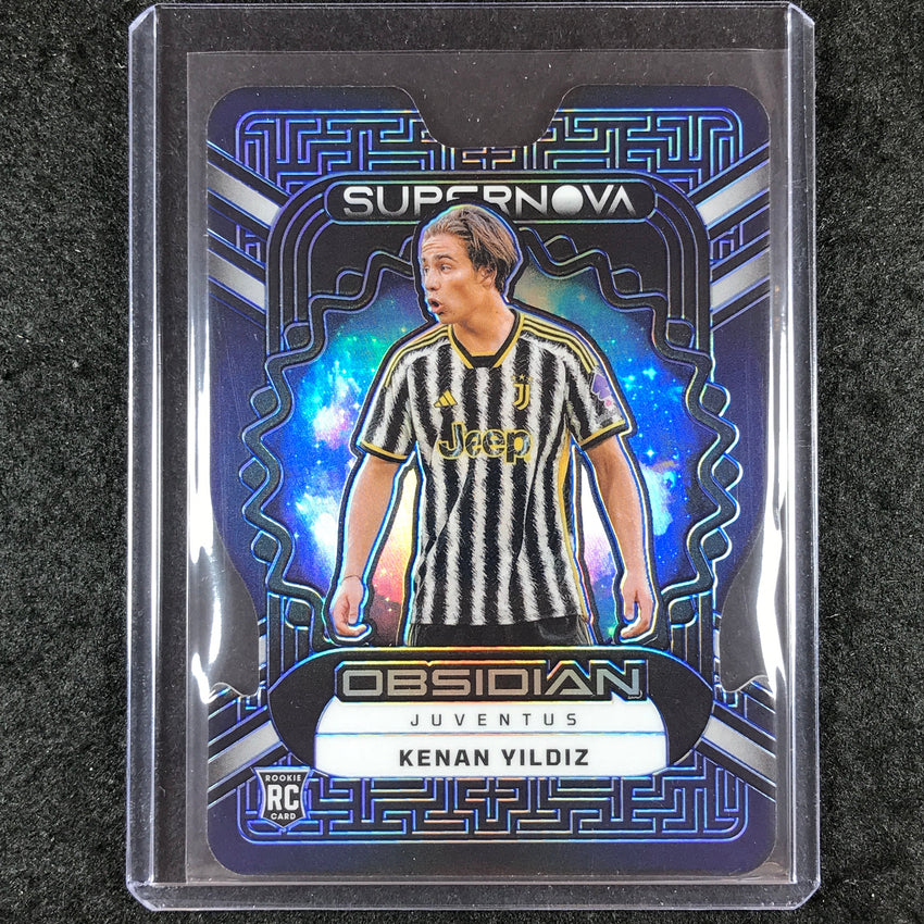 2023-24 Obsidian Soccer KENAN YILDIZ Supernova Die-Cut Rookie Blue 29/30