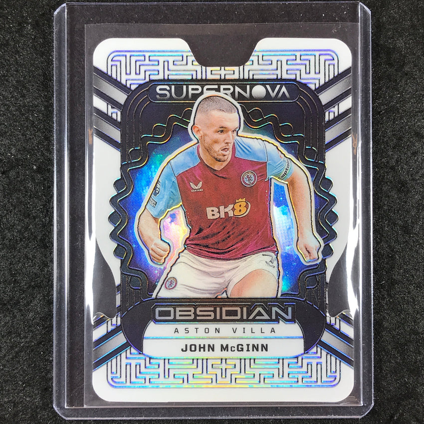 2023-24 Obsidian Soccer JOHN MCGINN Supernova Die-Cut Contra Electric Etch 8/9