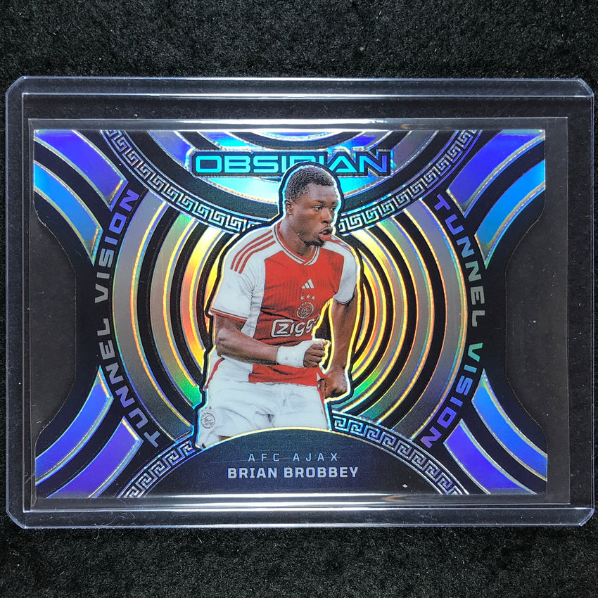 2023-24 Obsidian Soccer BRIAN BROBBEY Tunnel Vision Die-Cut Base 37/120