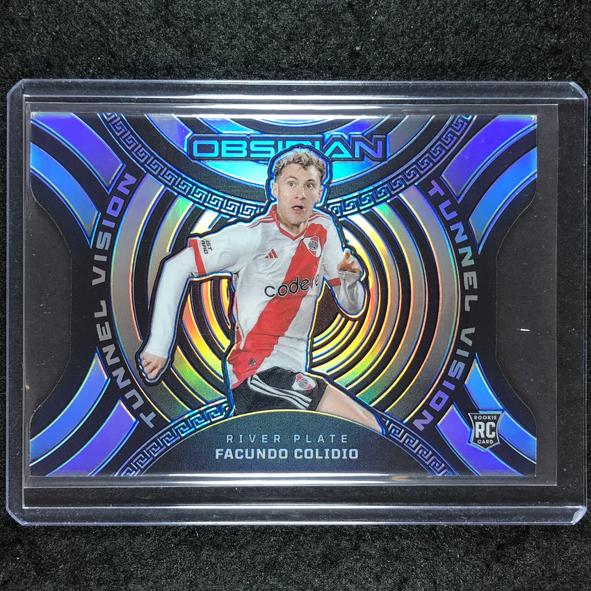 2023-24 Obsidian Soccer FACUNDO COLIDIO Tunnel Vision Die-Cut Rookie Blue 15/30