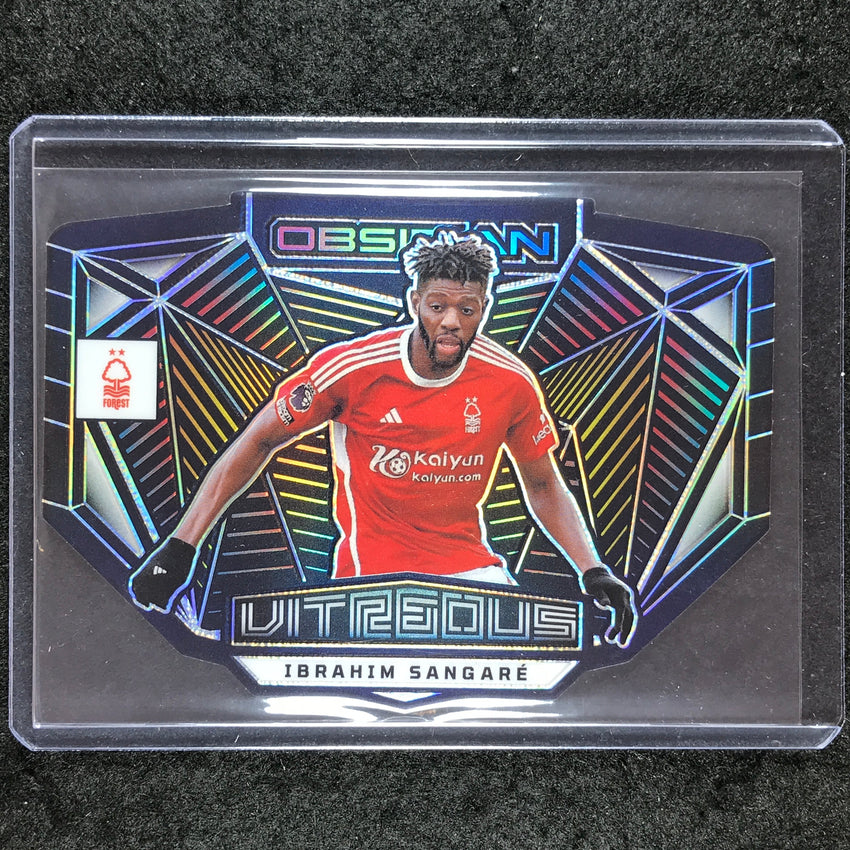 2023-24 Obsidian Soccer IBRAHIM SANGARE Vitreous Die-Cut Base 62/120