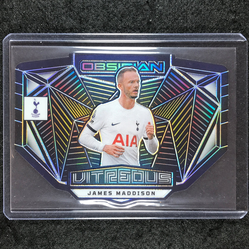 2023-24 Obsidian Soccer JAMES MADDISON Vitreous Die-Cut Base 48/120