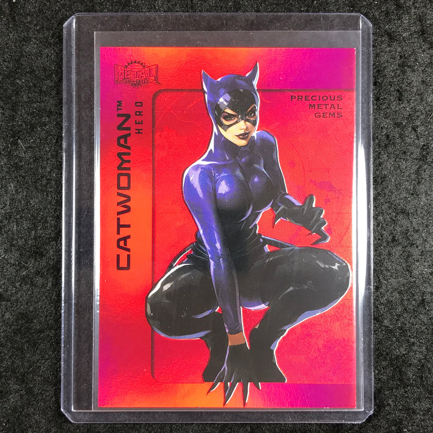 2025 Metal Universe Batman CATWOMAN Precious Metal Gems Red 27/100 #29