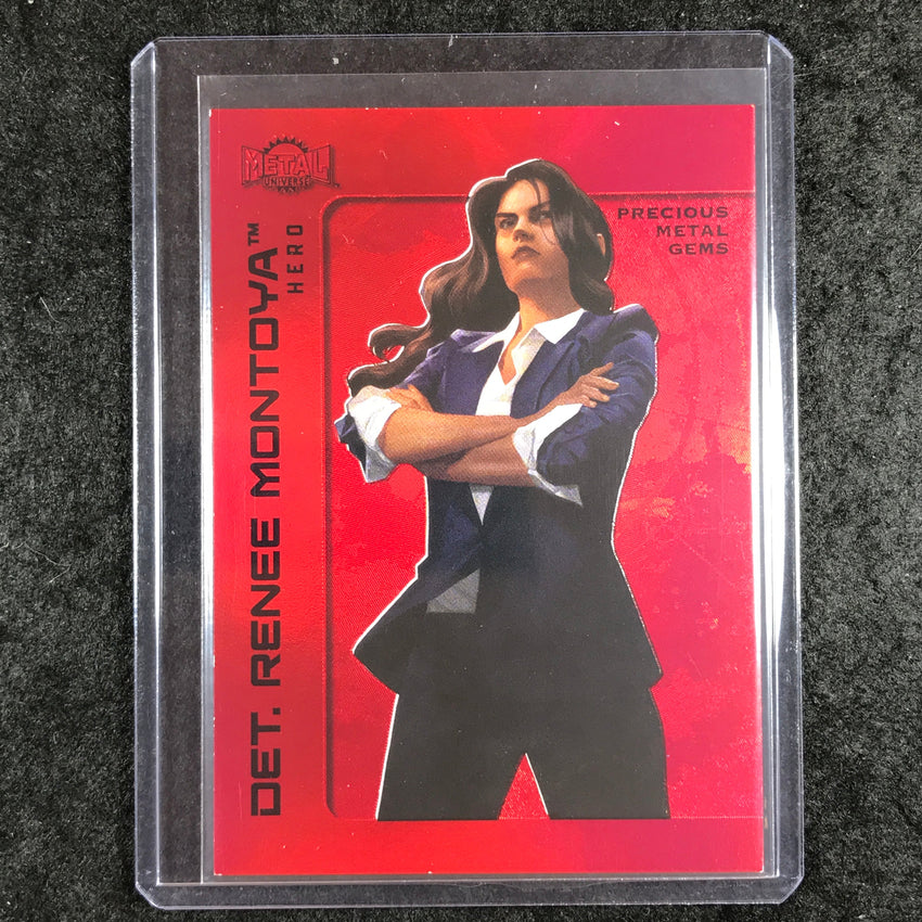 2025 Metal Universe Batman DET. RENEE MONTOYA Precious Metal Gems Red 25/100 #67