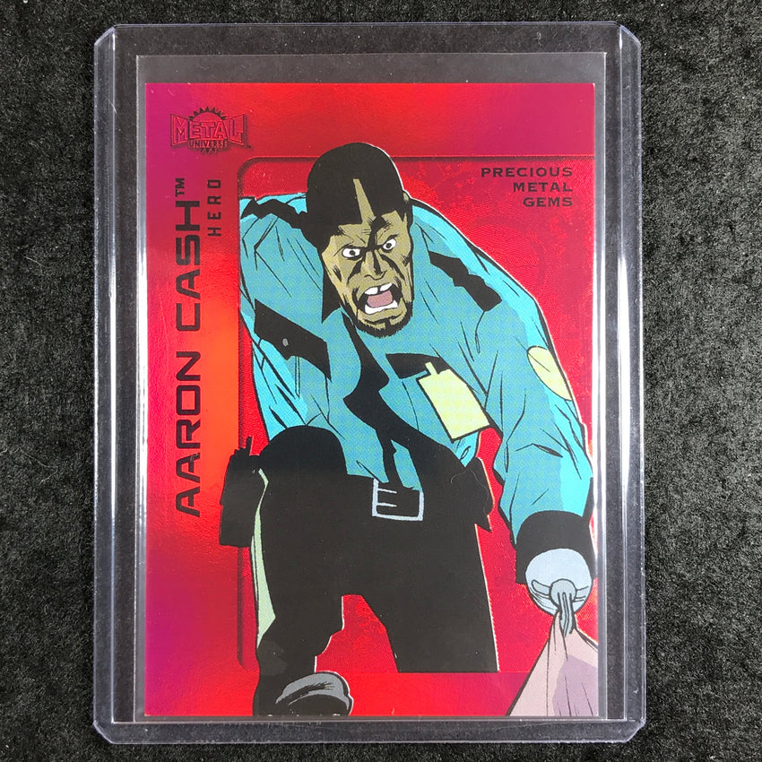 2025 Metal Universe Batman AARON CASH Precious Metal Gems Red 90/100 #88