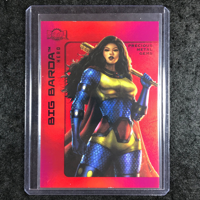 2025 Metal Universe Batman BIG BARDA Precious Metal Gems Red 22/100 #90