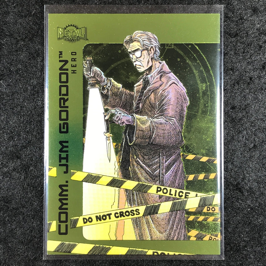 2025 Metal Universe Batman COMMISSIONER GORDON Base Lime Green FX /175 #20