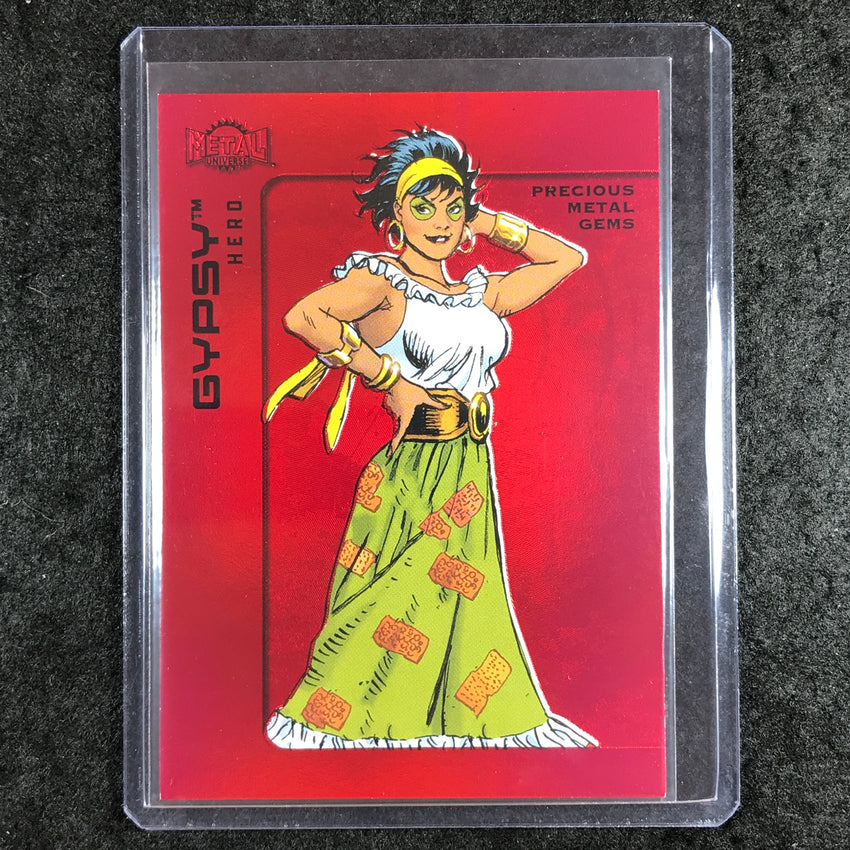 2025 Metal Universe Batman GYPSY Precious Metal Gems Red 86/100 #95