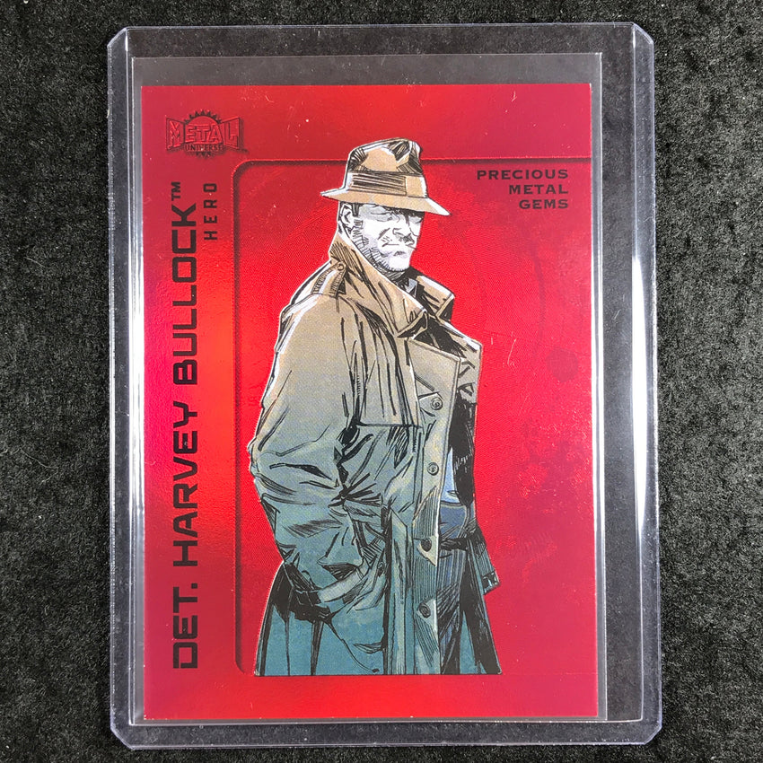 2025 Metal Universe Batman DE. HARVEY BULLOCK Precious Metal Gems Red 73/100 #96