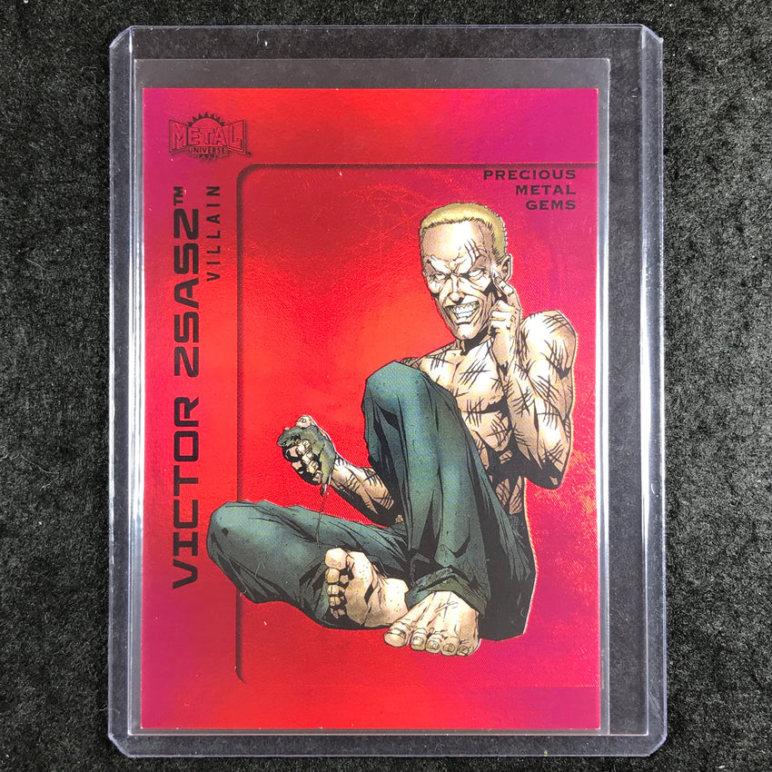 2025 Metal Universe Batman VICTOR ZSASZ Precious Metal Gems Red 29/100 #103