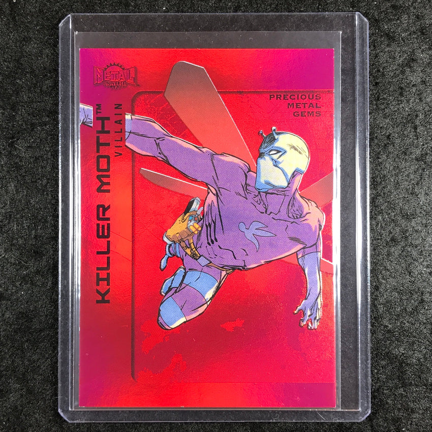 2025 Metal Universe Batman KILLER MOTH Precious Metal Gems Red 74/100 #104