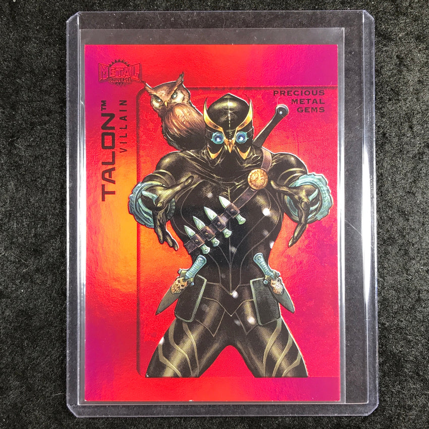 2025 Metal Universe Batman TALON Precious Metal Gems Red 52/100 #127