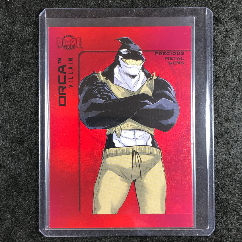 2025 Metal Universe Batman ORCA Precious Metal Gems Red 40/100 #152