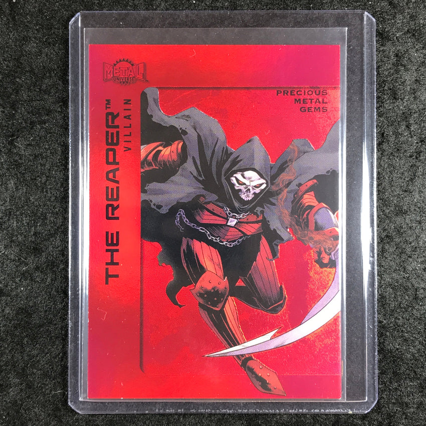 2025 Metal Universe Batman THE REAPER Precious Metal Gems Red 92/100 #160