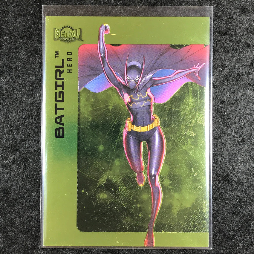 2025 Metal Universe Batman BATGIRL (CASSANDRA CAIN) Base Lime Green FX /175 #22
