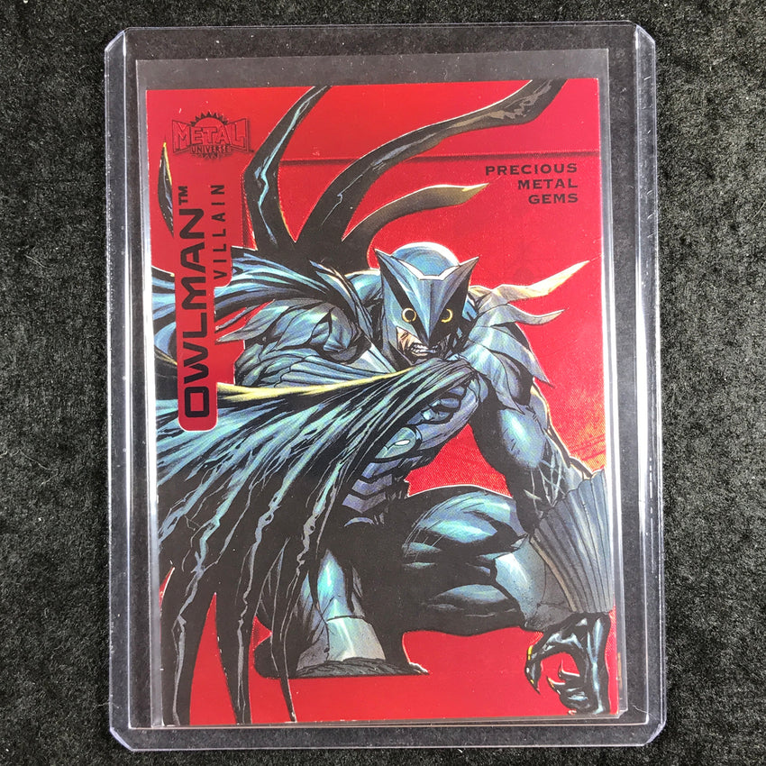 2025 Metal Universe Batman OWLMAN Precious Metal Gems Red 45/100 #176