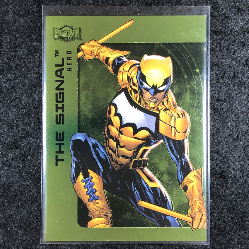 2025 Metal Universe Batman THE SIGNAL Base Lime Green FX /175 #23