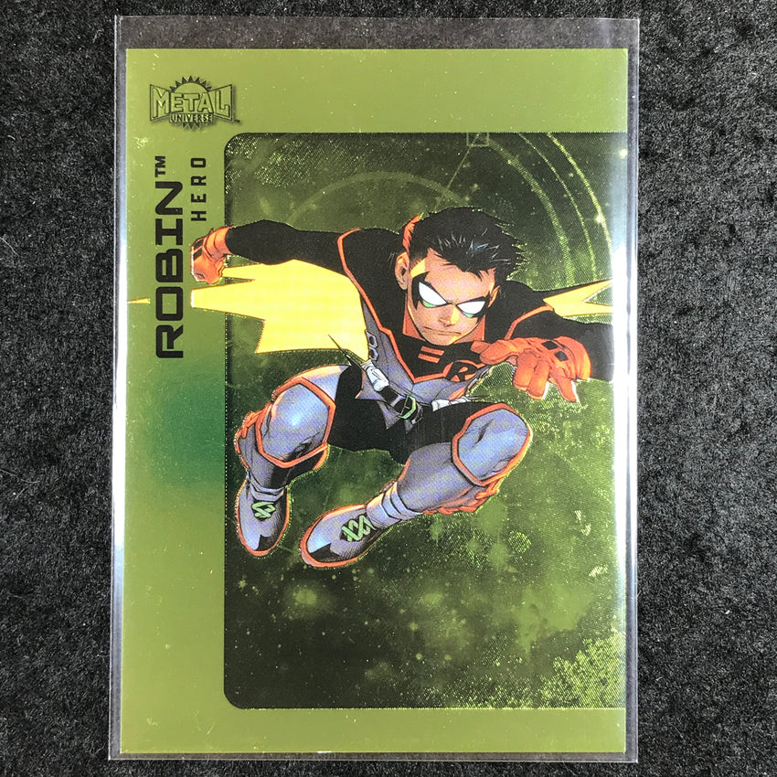2025 Metal Universe Batman ROBIN (DAMIAN WAYNE) Base Lime Green FX /175 #30