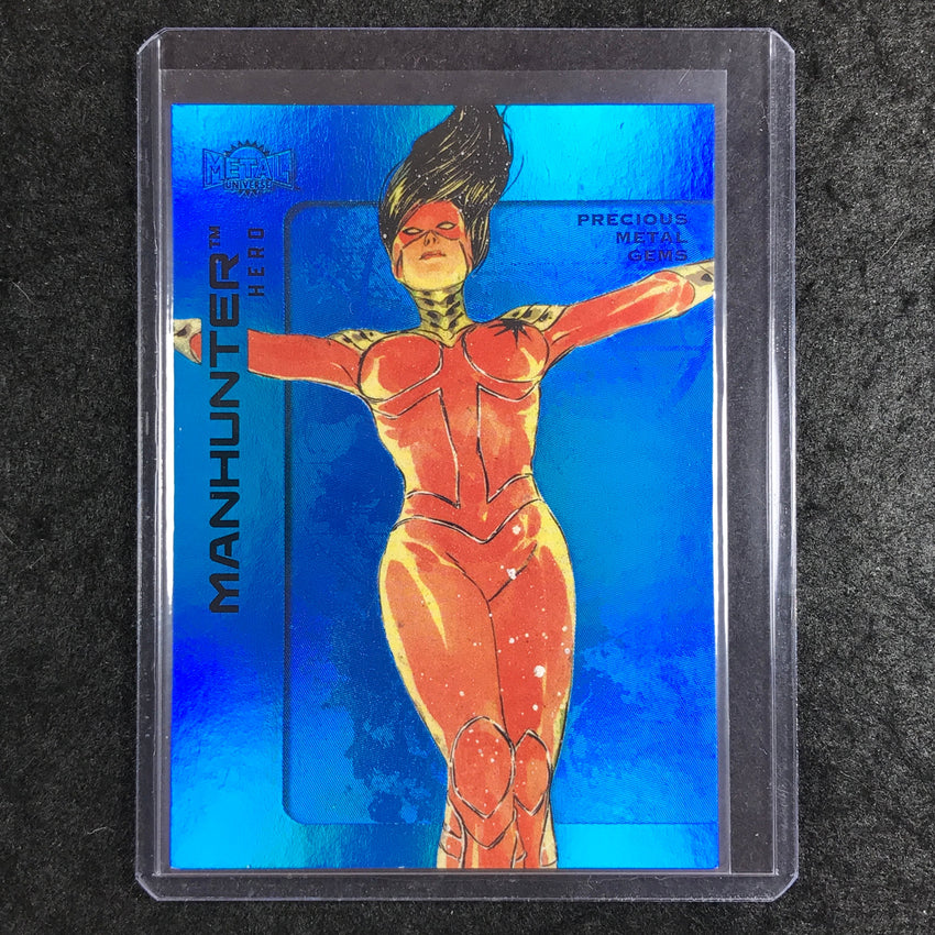 2025 Metal Universe Batman MANHUNTER Precious Metal Gems Blue 34/50 #5