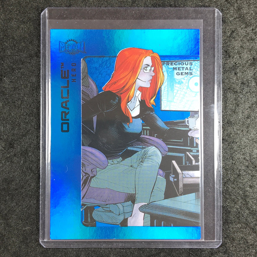 2025 Metal Universe Batman ORACLE Precious Metal Gems Blue 37/50 #10
