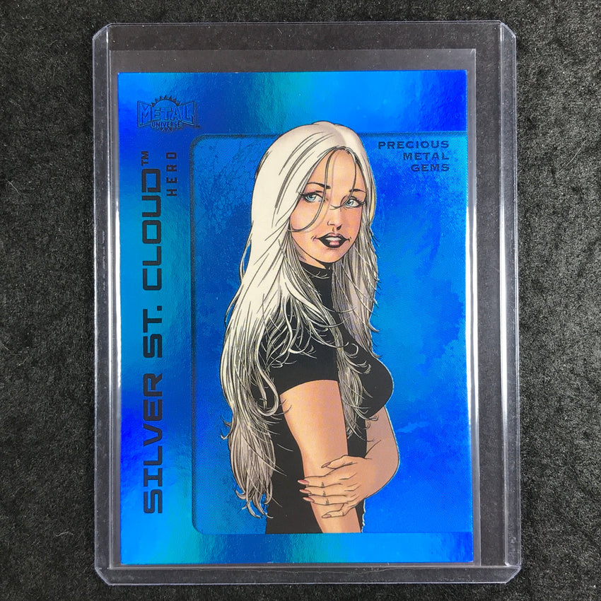2025 Metal Universe Batman SILVER ST. CLOUD Precious Metal Gems Blue 36/50 #63