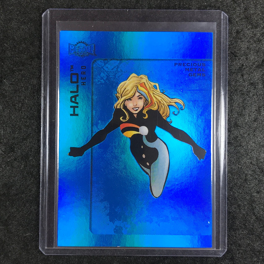 2025 Metal Universe Batman HALO Precious Metal Gems Blue 18/50 #87