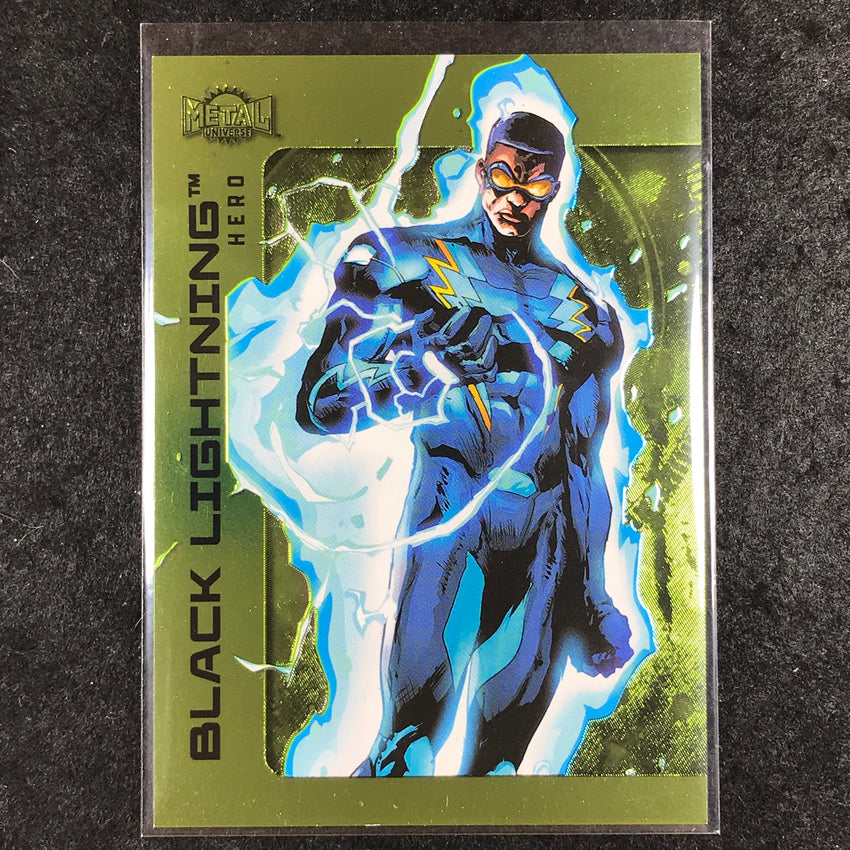 2025 Metal Universe Batman BLACK LIGHTNING Base Lime Green FX /175 #38