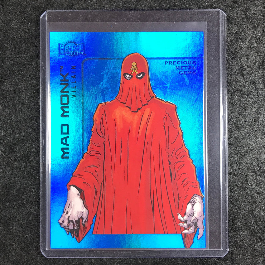 2025 Metal Universe Batman MAD MONK Precious Metal Gems Blue 34/50 #134