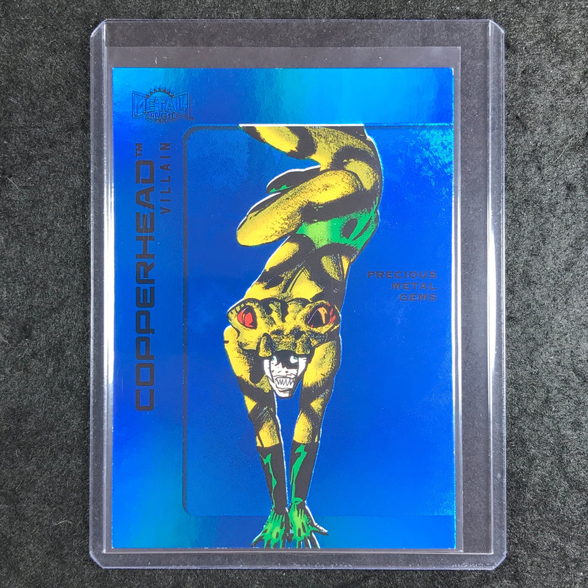 2025 Metal Universe Batman COPPERHEAD Precious Metal Gems Blue 24/50 #193