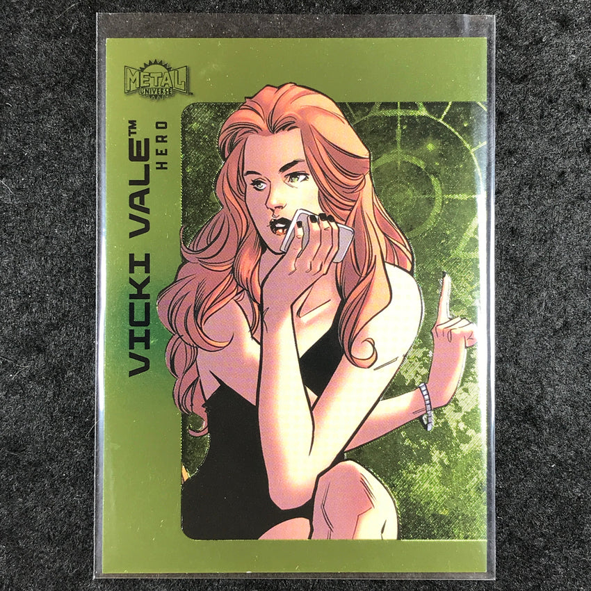2025 Metal Universe Batman VICKI VALE Base Lime Green FX /175 #41
