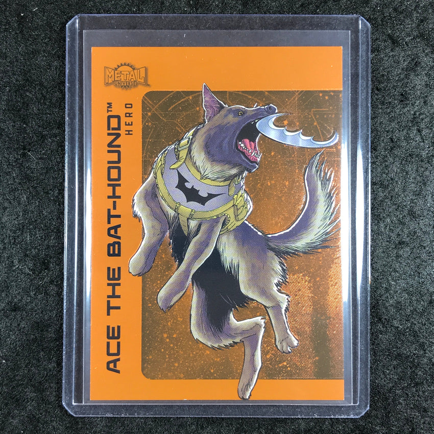2025 Metal Universe Batman ACE THE BAT-HOUND Base Orange FX 1/25 #68
