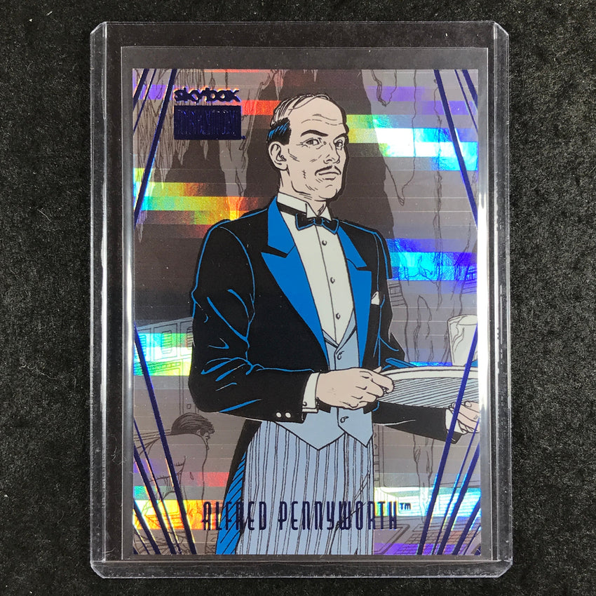 2025 Metal Universe Batman ALFRED PENNYWORTH Skybox Premium Star Sapphire 10/25