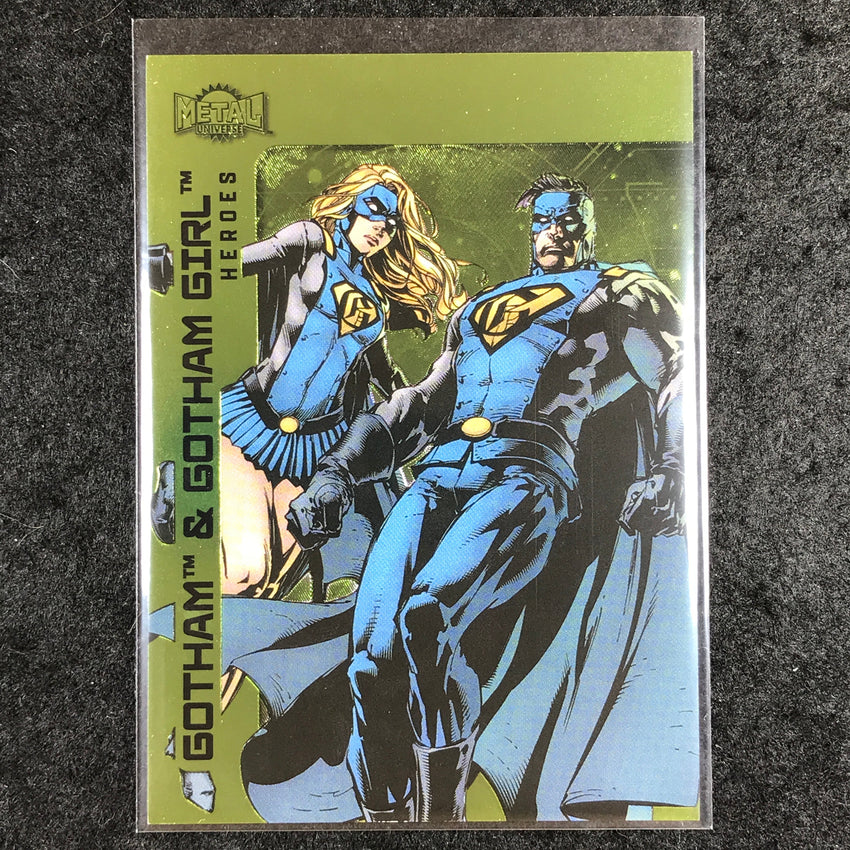 2025 Metal Universe Batman GOTHAM & GOTHAM GIRL Base Lime Green FX /175 #54