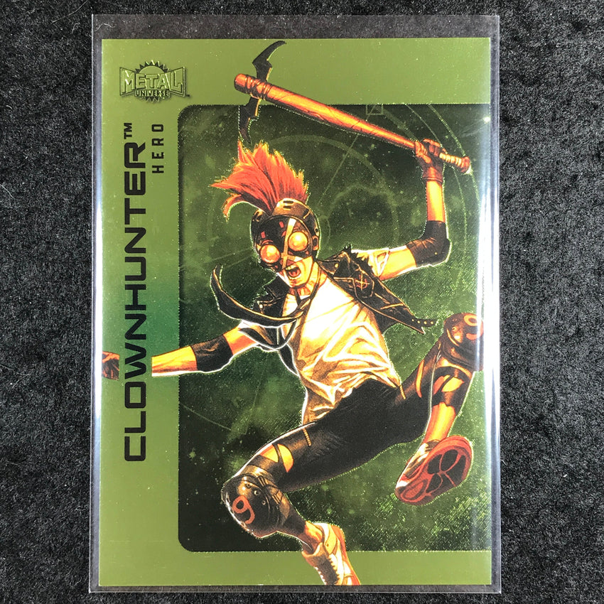 2025 Metal Universe Batman CLOWNHUNTER Base Lime Green FX /175 #57