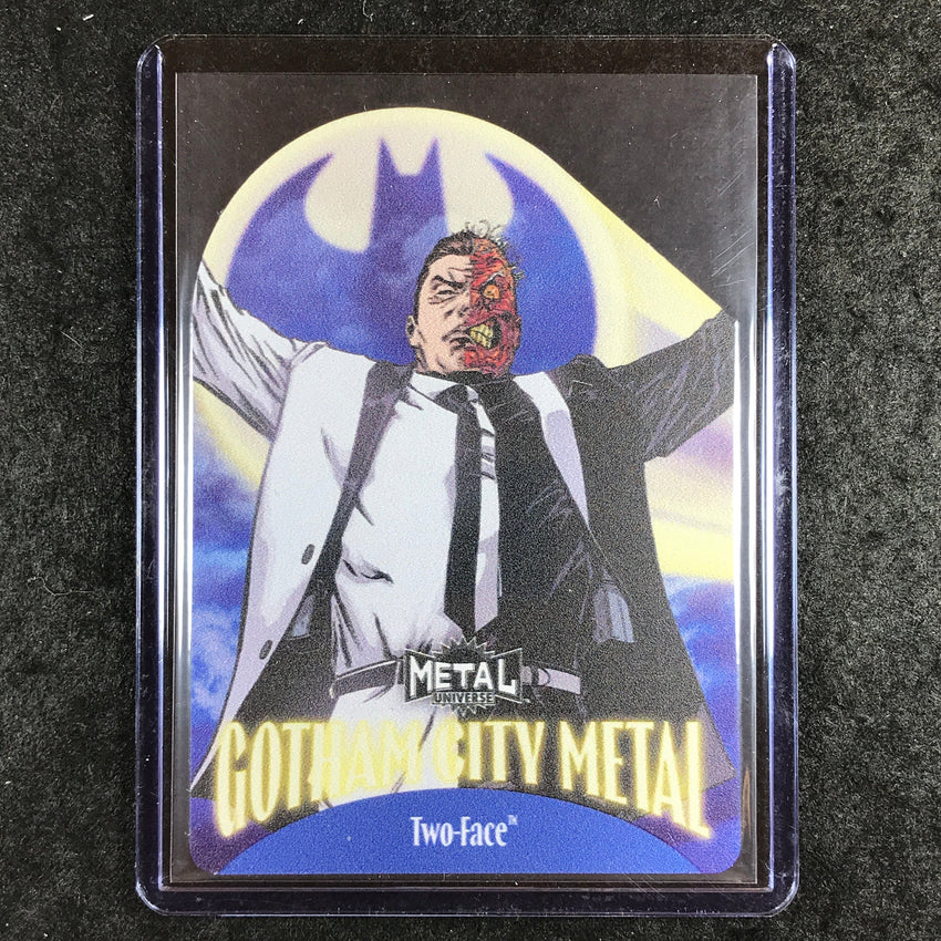 2025 Metal Universe Batman TWO-FACE Gotham City Metal Die-Cut #4