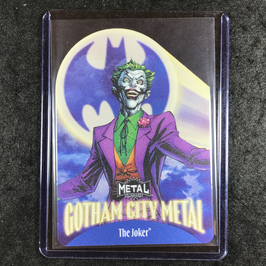 2025 Metal Universe Batman THE JOKER Gotham City Metal Die-Cut #7