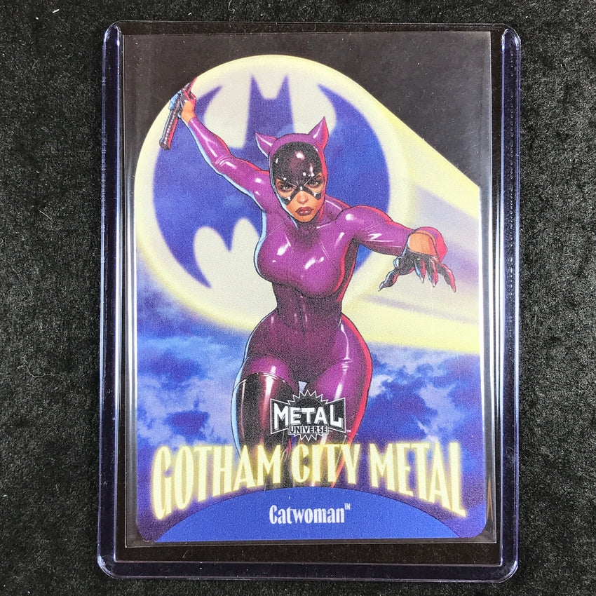 2025 Metal Universe Batman CATWOMAN Gotham City Metal Die-Cut #8