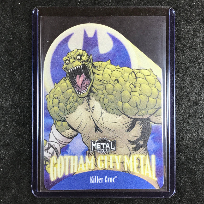 2025 Metal Universe Batman KILLER CROC Gotham City Metal Die-Cut #11