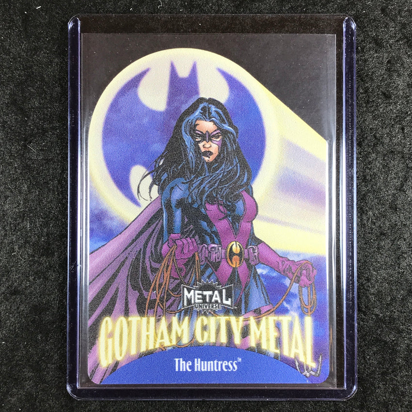 2025 Metal Universe Batman THE HUNTRESS Gotham City Metal Die-Cut #12