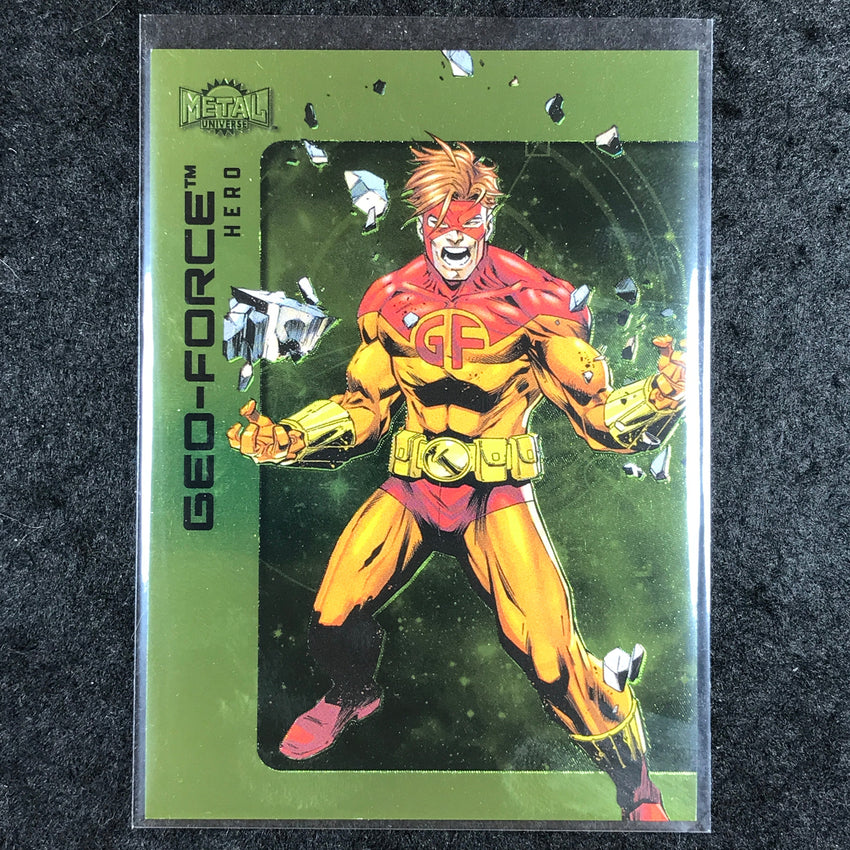 2025 Metal Universe Batman GEO-FORCE Base Lime Green FX /175 #59