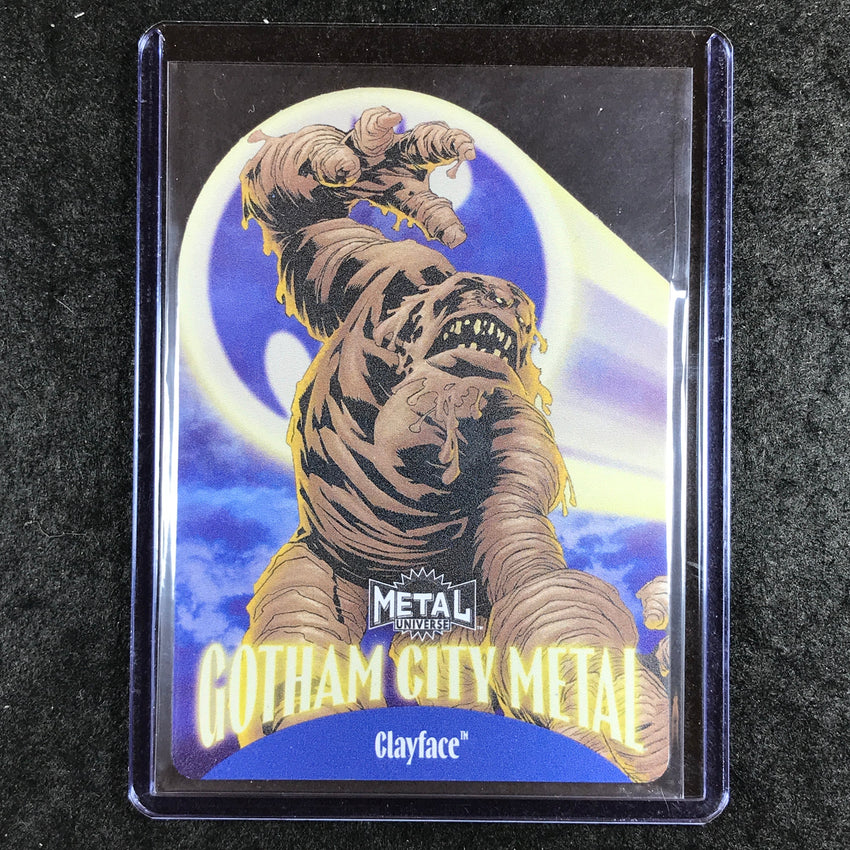2025 Metal Universe Batman CLAYFACE Gotham City Metal Die-Cut #15