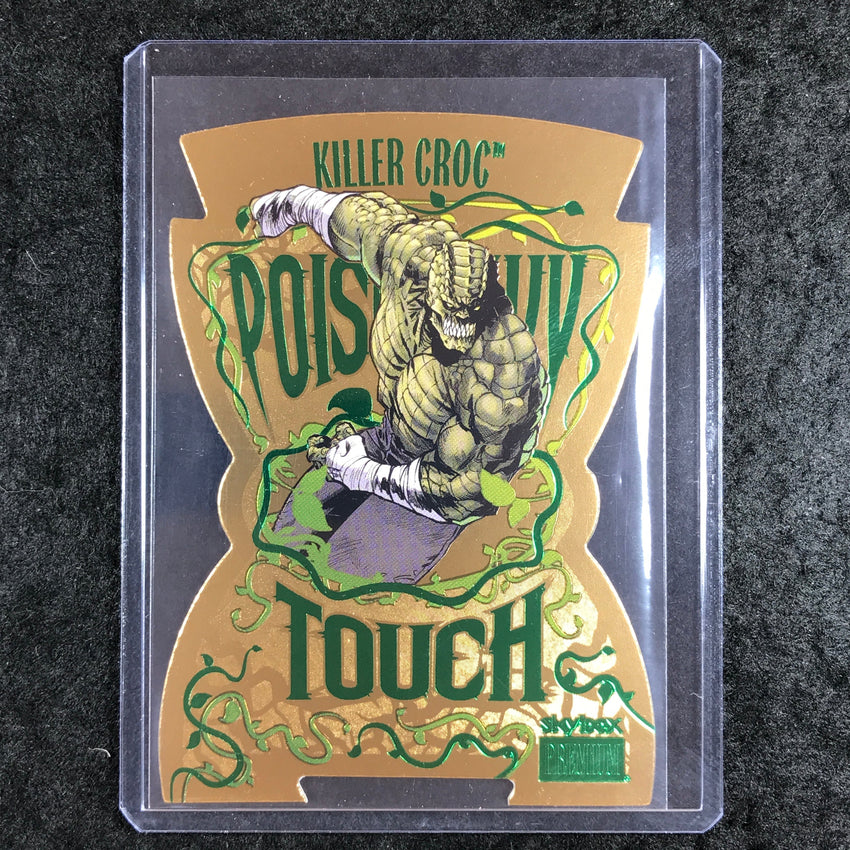 2025 Metal Universe Batman KILLER CROC Poison Ivy Touch Die-Cut #PIT-20