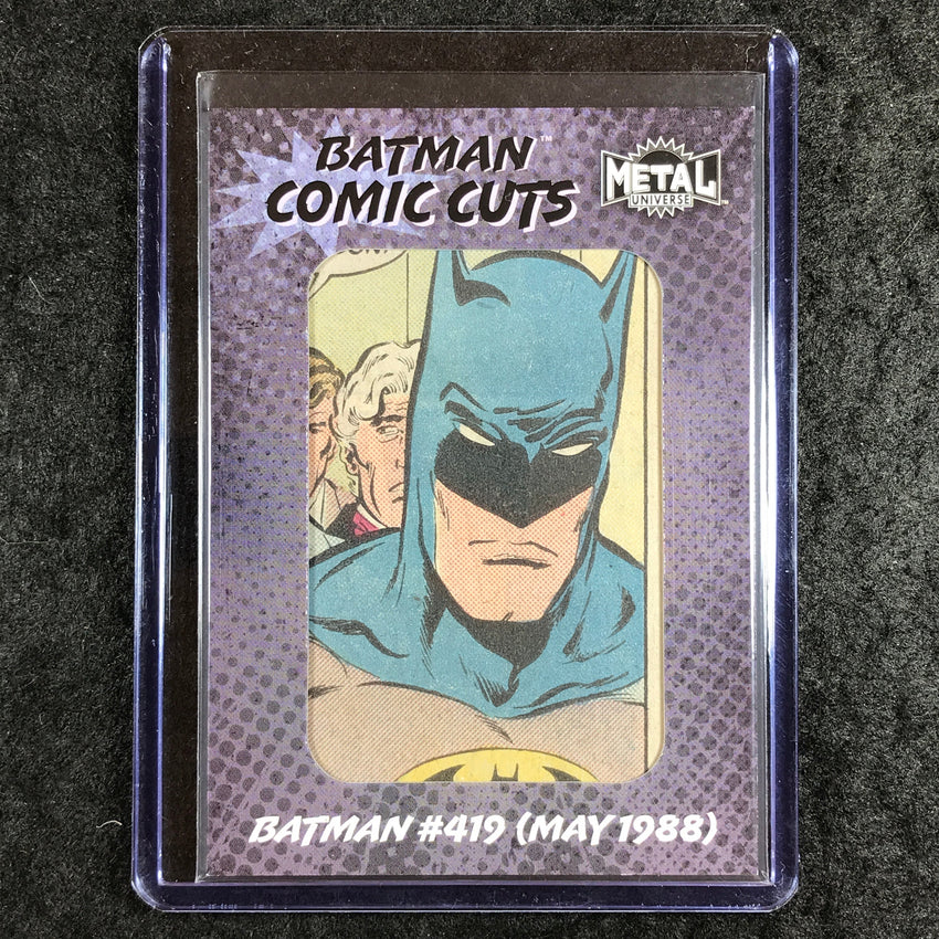 2025 Metal Universe Batman BATMAN (1940) #419 Comic Cuts 25/50 #CC-13