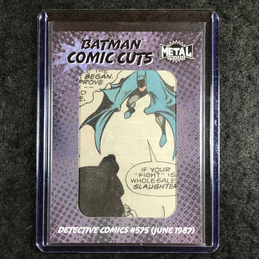 2025 Metal Universe Batman DETECTIVE COMICS (1937) #575 Comic Cuts 27/50 #CC-45
