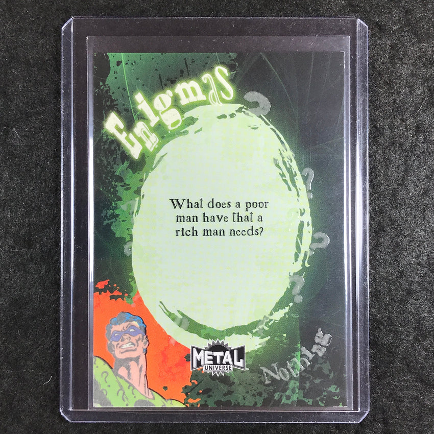 2025 Metal Universe Batman BATMAN (1940) #292 The Riddler Enigmas SSP #E-14